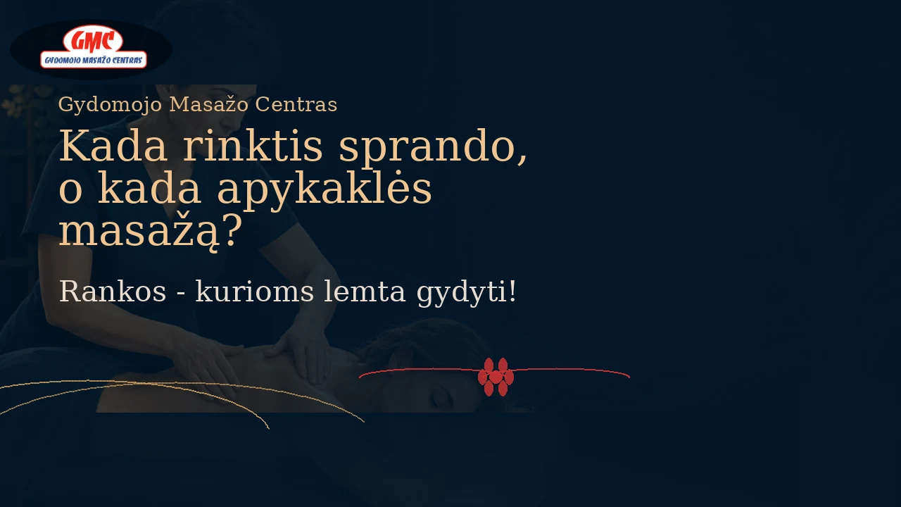 Kada rinktis sprando, o kada apykaklės masažą? | Gydomojo Masažo Centras