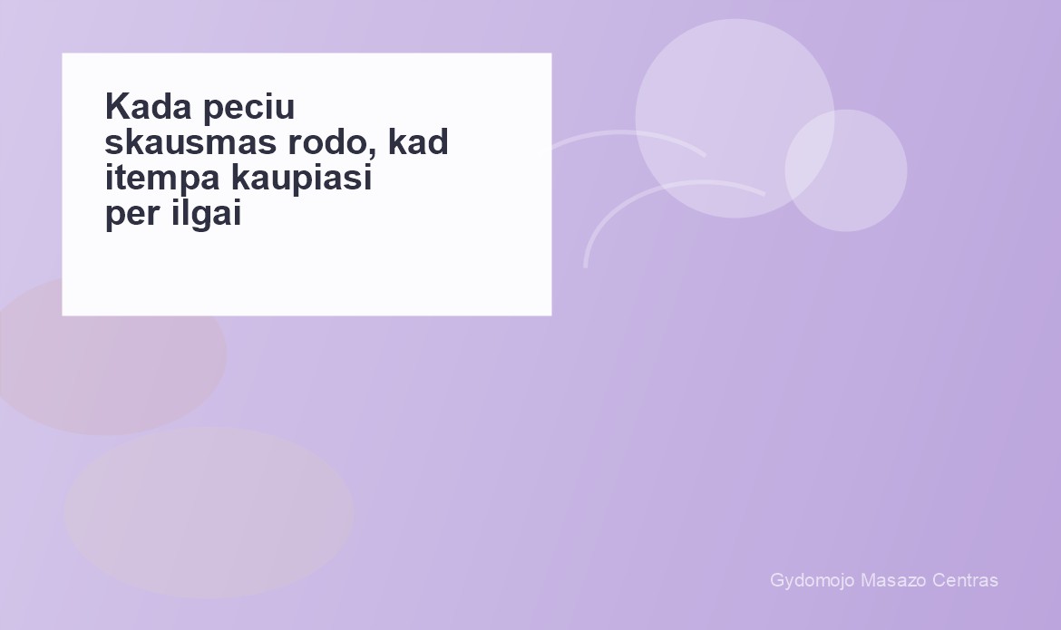 Kada pečių skausmas rodo, kad įtampa kaupiasi per ilgai? | Gydomojo Masažo Centras